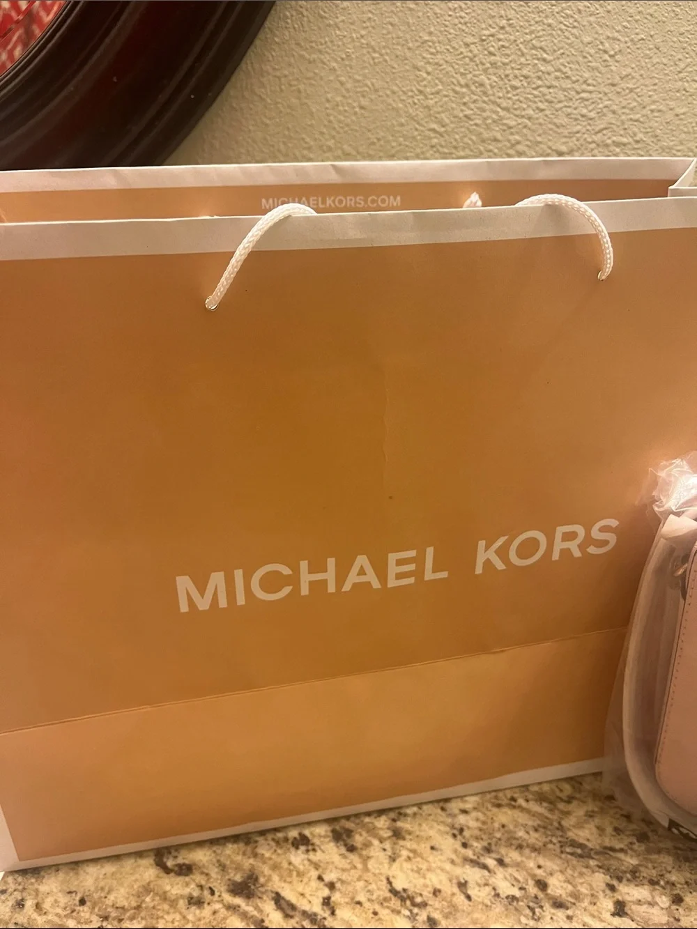Michael Kors Blush Pink Saffiano Crossbody Purse